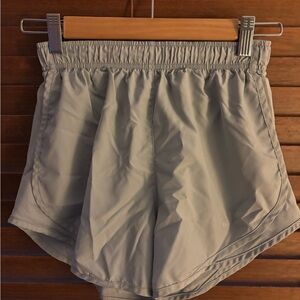 Nike Women's Light Gray Athletic Shorts
